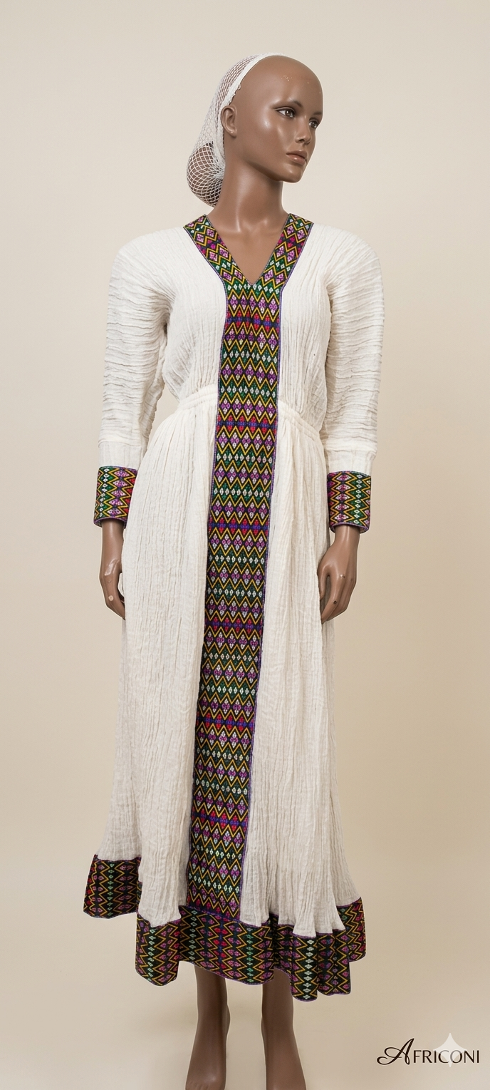 Habesha dress with scarf