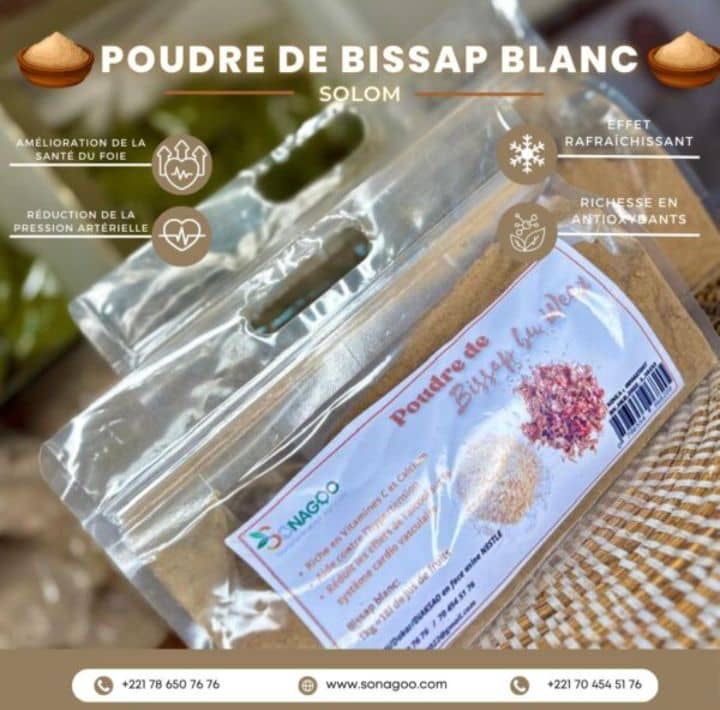 Poudre de Bissap Blanc