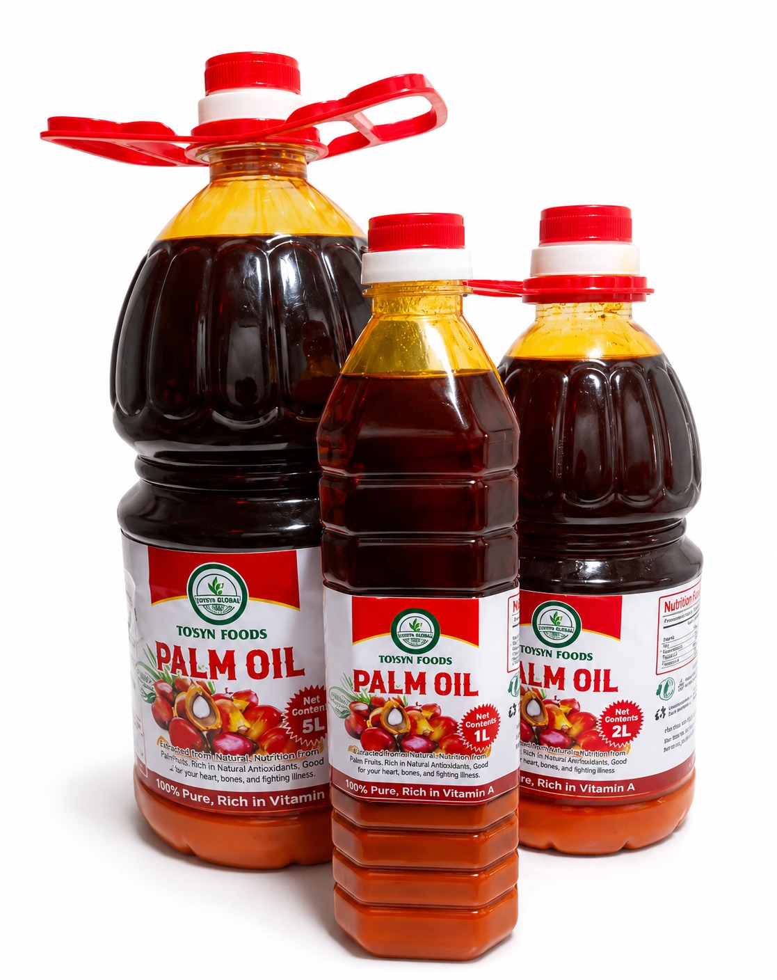 Red Palm Oil — 100% Pure, Rich in Vitamin A